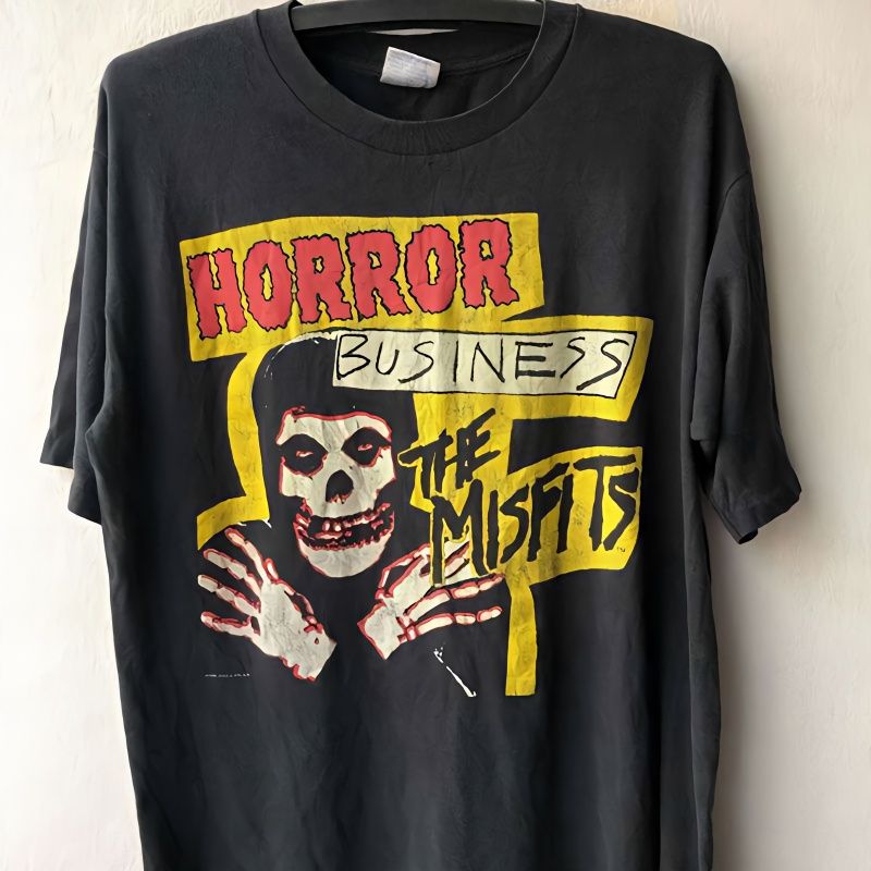 更新:79769392-99 (2pc/2件) 成人搖滾rock and roll horror the misfits tee #PDC 871406