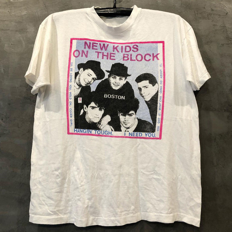 更新:79769392-99 (2pc/2件) 成人搖滾rock and roll New kids on the block tee #PDC 871406