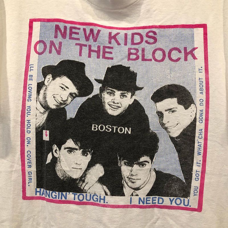 更新:79769392-99 (2pc/2件) 成人搖滾rock and roll New kids on the block tee #PDC 871406