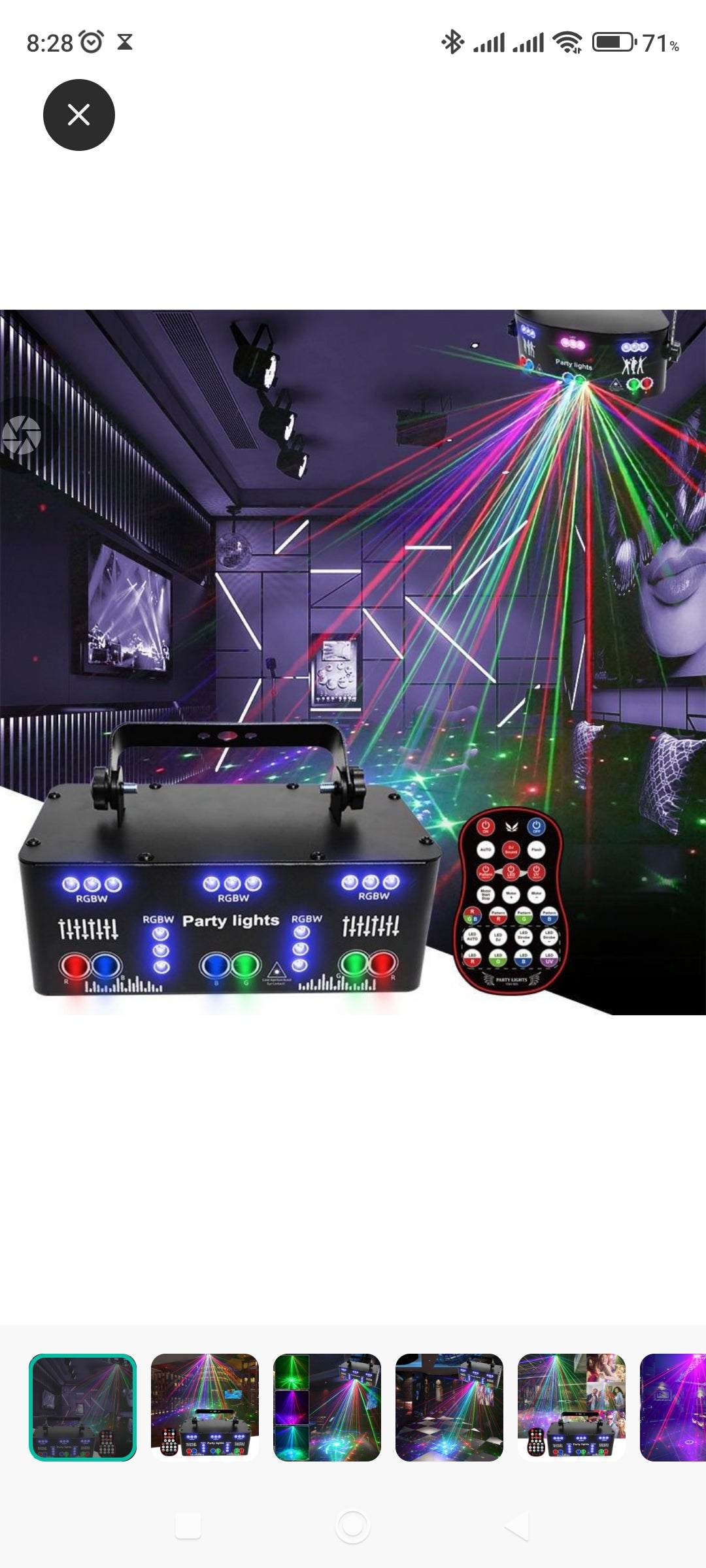 更新:79769487-96 舞台燈光雷射led激光閃頻燈 disco lazer lighting party light #pdc 800803