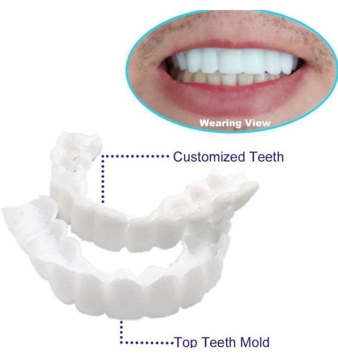 更新:79769574 (1set/1套) 升級仿真牙套上下排套裝 trusmile veneers both upper & lower teeth #PDC 661646