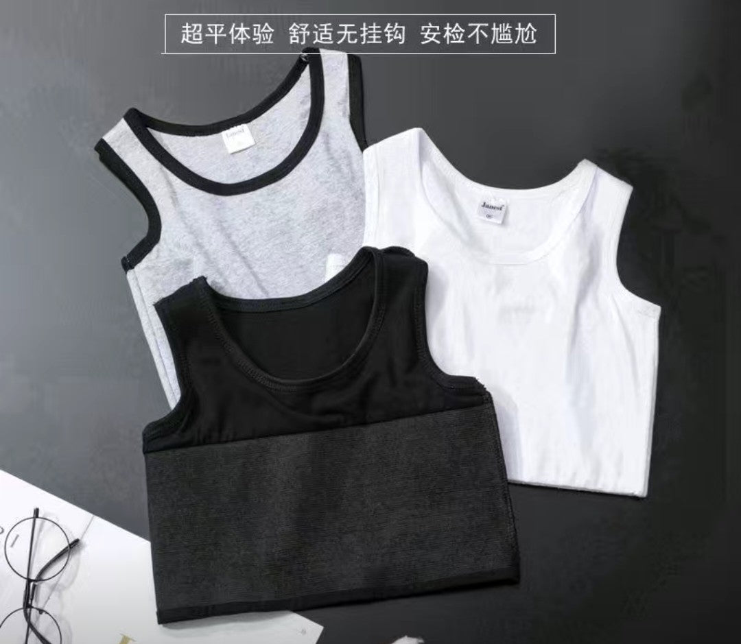 更新:79769573-87 (3件/3pc) 束胸內衣塑胸背心 chest binder #pdc 641602