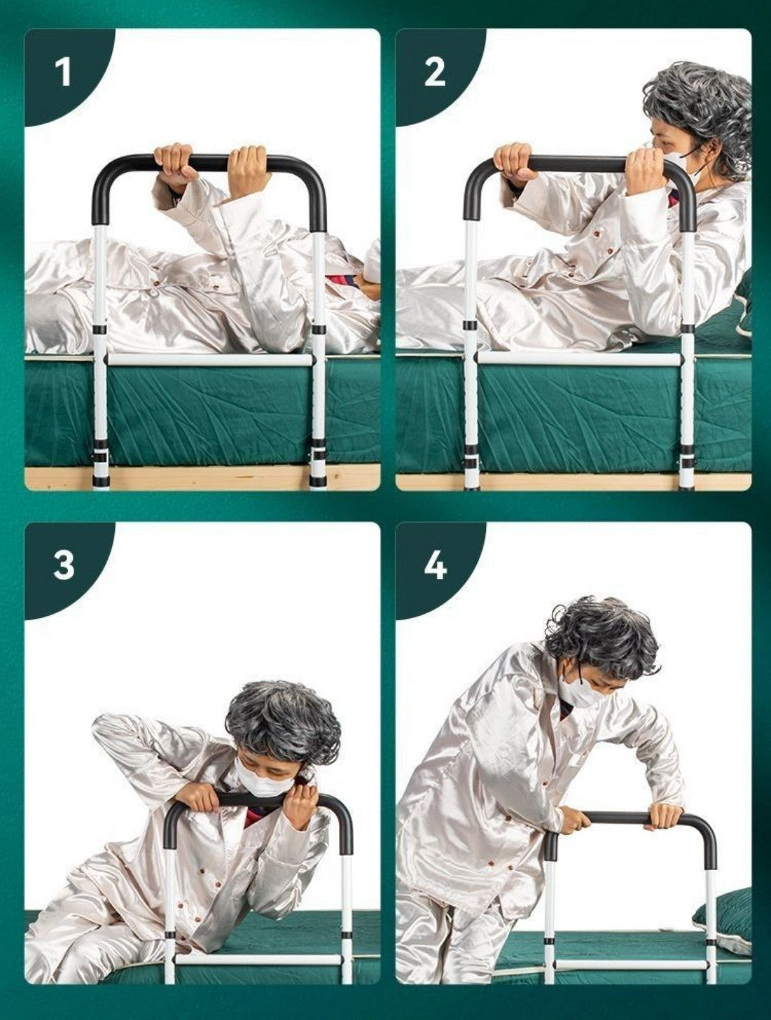更新:79769494-97 長者老人起身扶手起床助力器護欄借力器 senior citizens kits bed-side sofa-side handle #PDC 920848