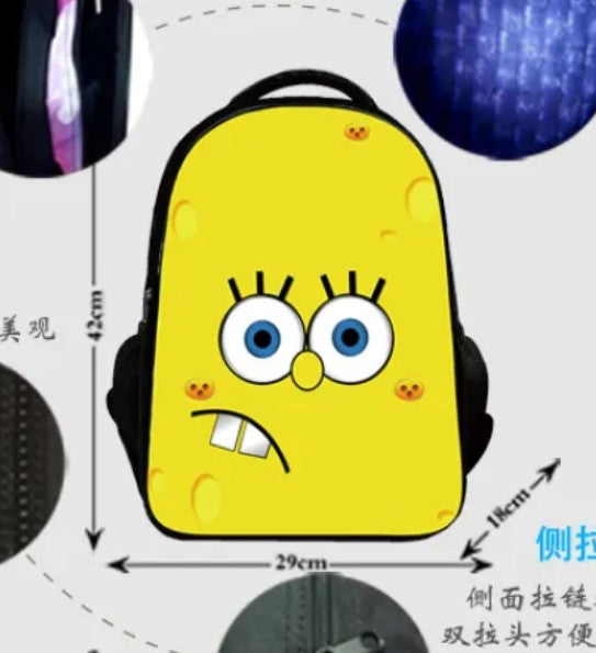 更新:79769491-96 背包背囊書包海綿寶寶spongebob bag #PDC 940731