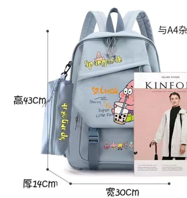 更新:79769491-96 背包背囊書包海綿寶寶spongebob bag #PDC 940731