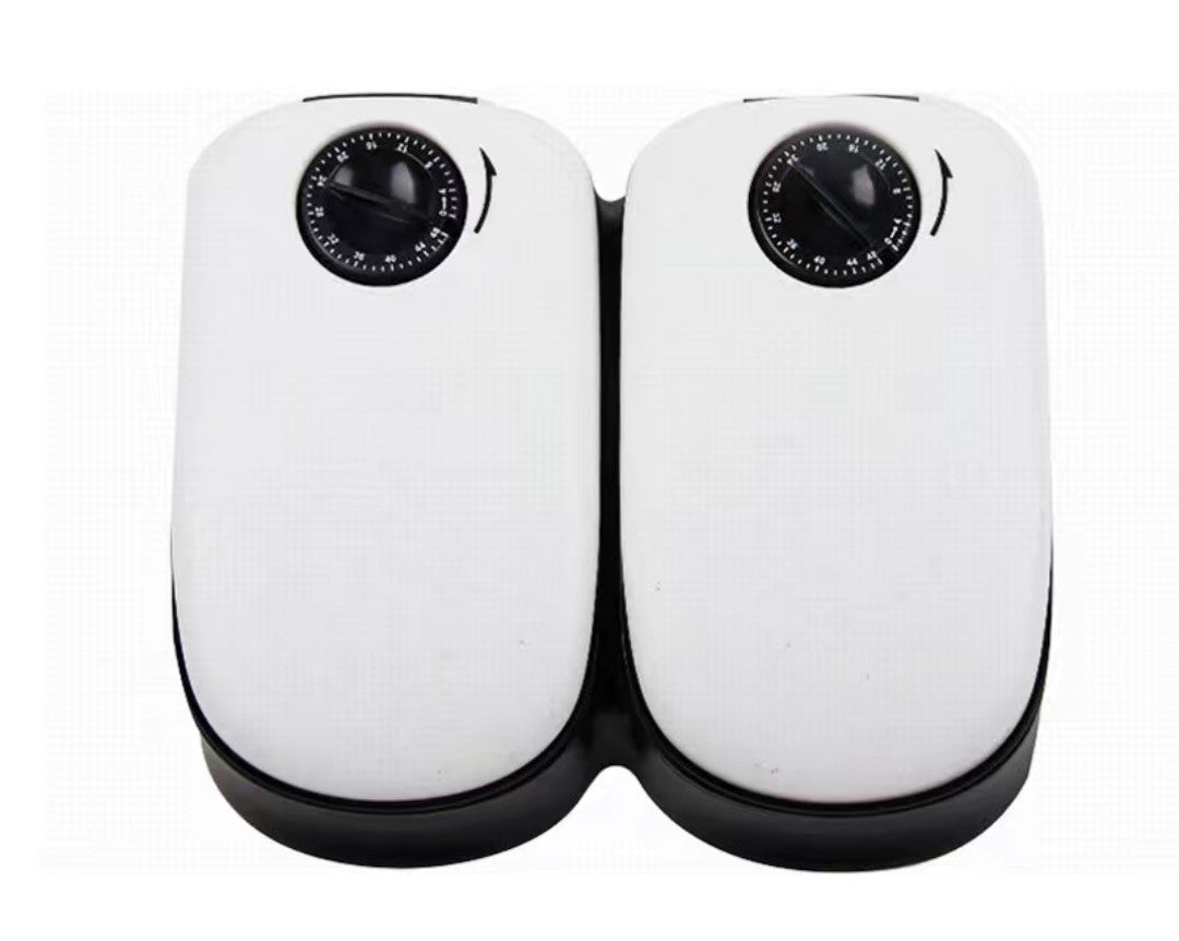 更新:79769481-98 寵物自動餵食機餵食器雙餐款 pet feeder auto feed machine for pets #pdc 720842